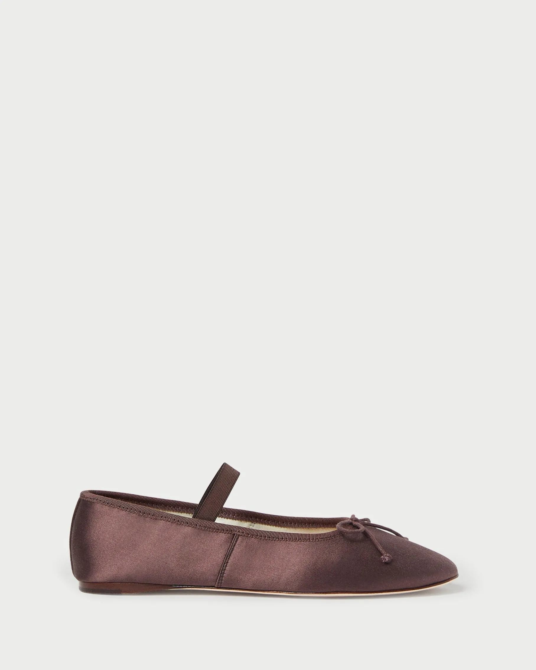 Leonie Black Leather Ballet Flat