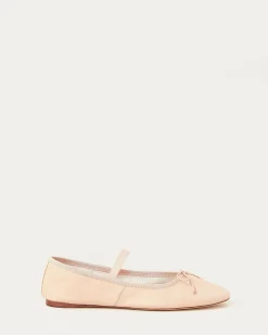 Leonie Black Leather Ballet Flat
