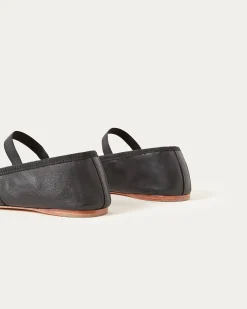 Leonie Chocolate Leather Ballet Flat
