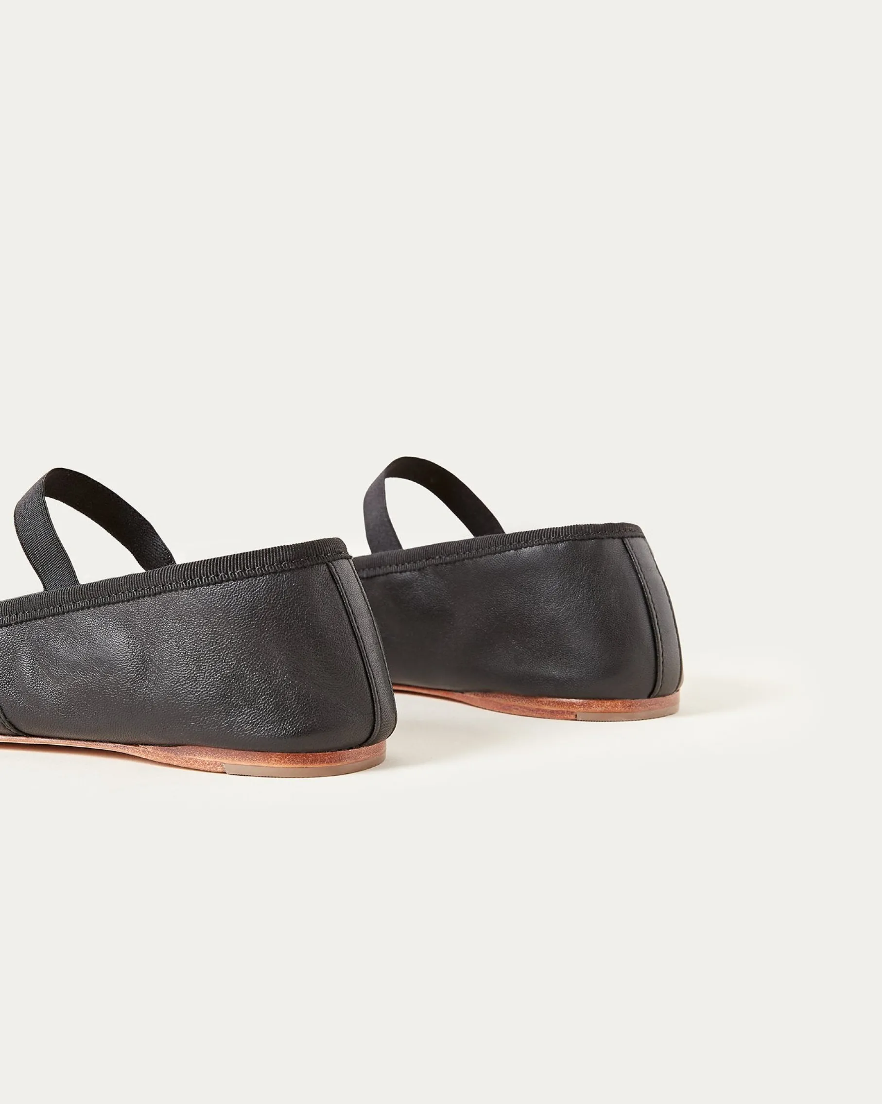 Leonie Chocolate Leather Ballet Flat