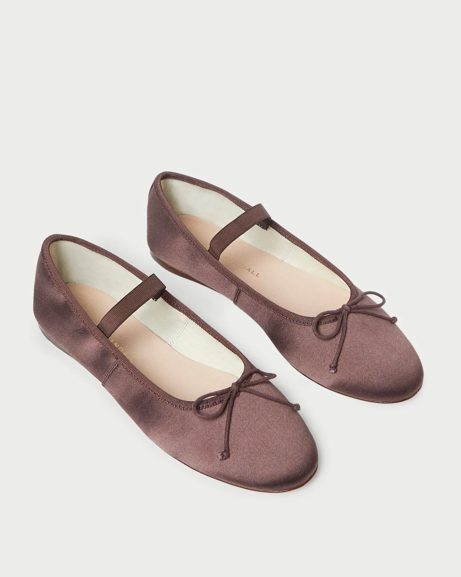 Leonie Chocolate Leather Ballet Flat