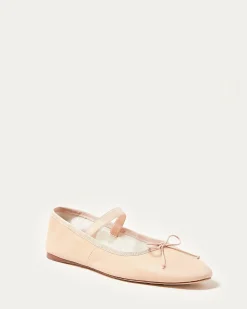 Leonie Chocolate Leather Ballet Flat