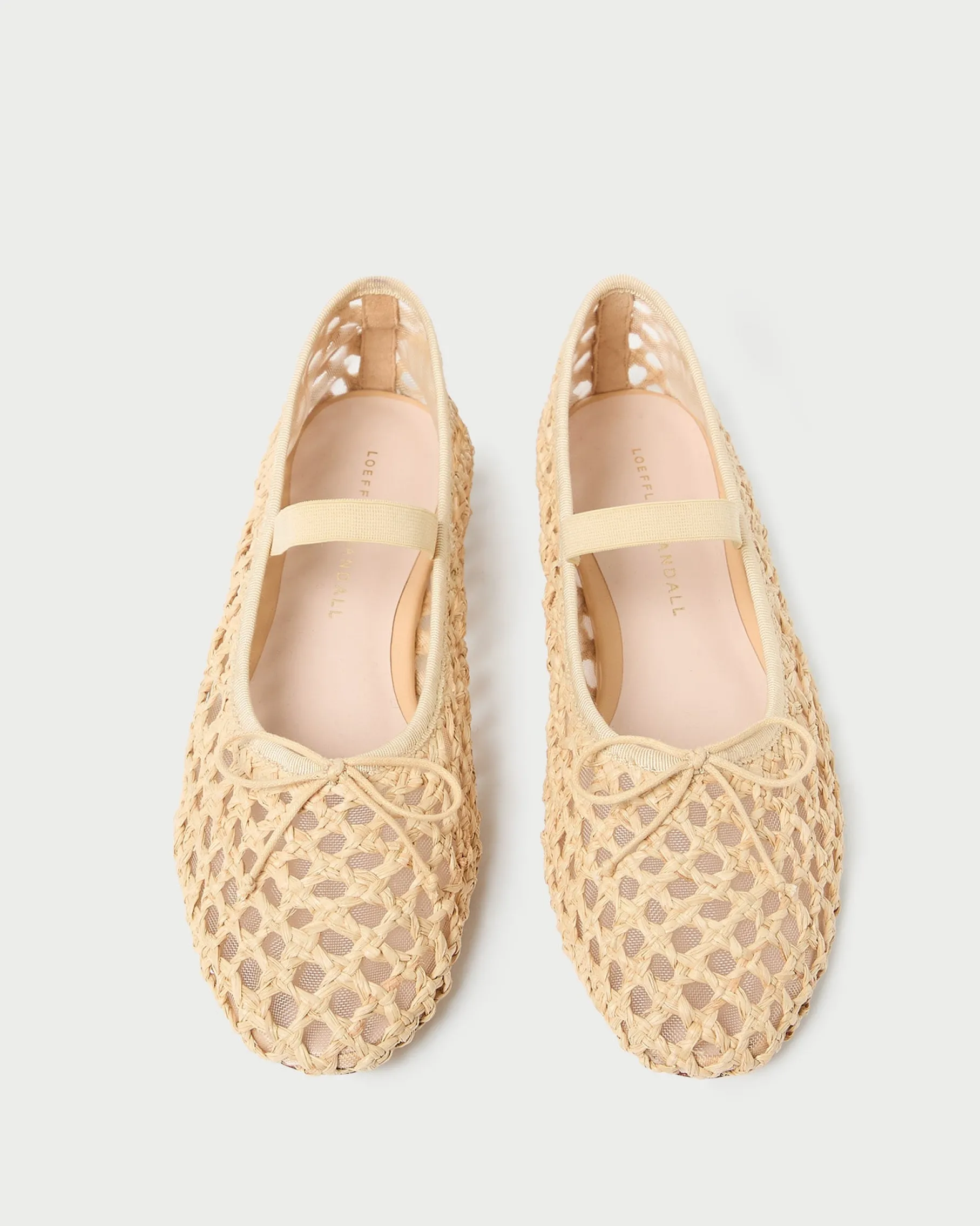 Leonie Natural Crochet Ballet Flat