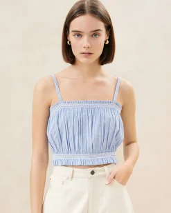 Maggie Green Floral Cinched Camisole
