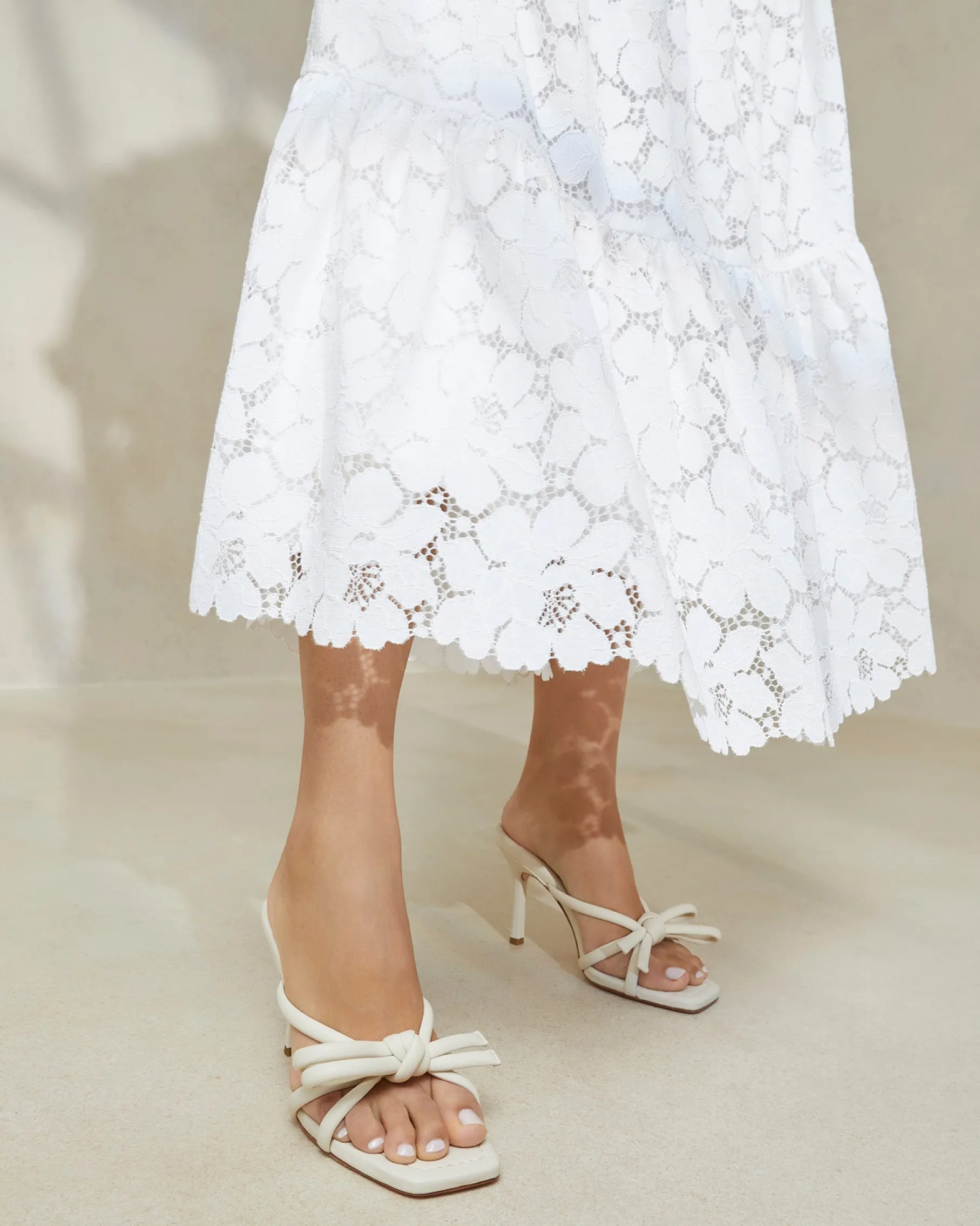 Margi Champagne Bow Heel