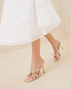 Margi Champagne Bow Heel