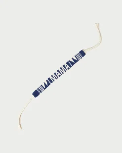 Mayan Hands Navy Mama Bracelet