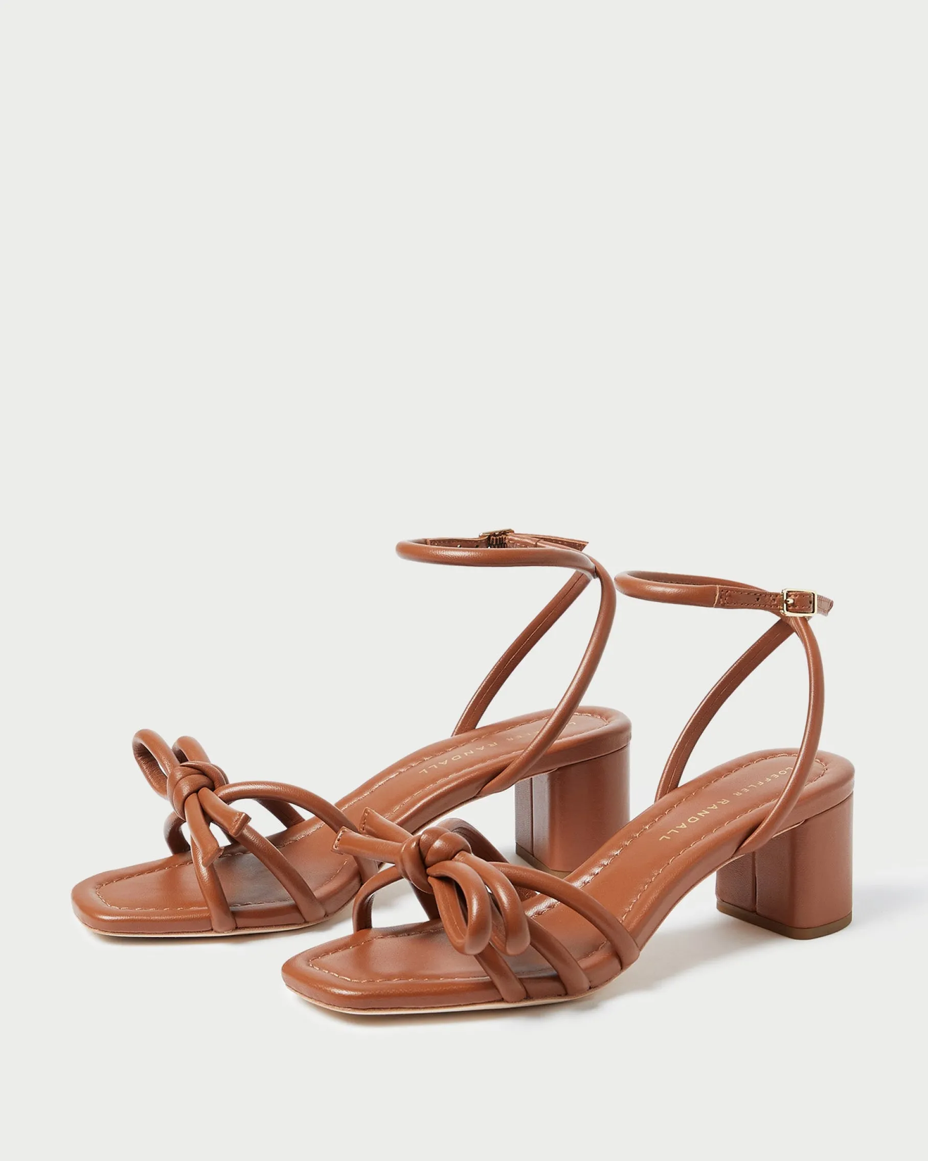 Mikel Dune Bow Mid-Heel Sandal
