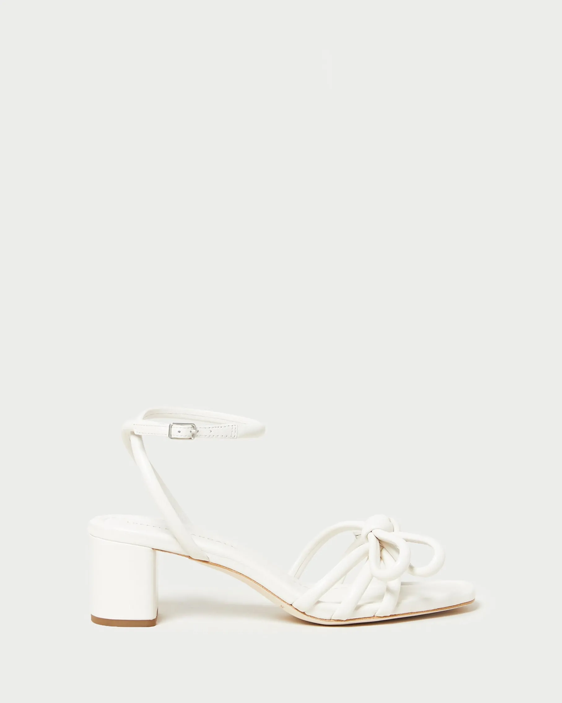Mikel Dune Bow Mid-Heel Sandal