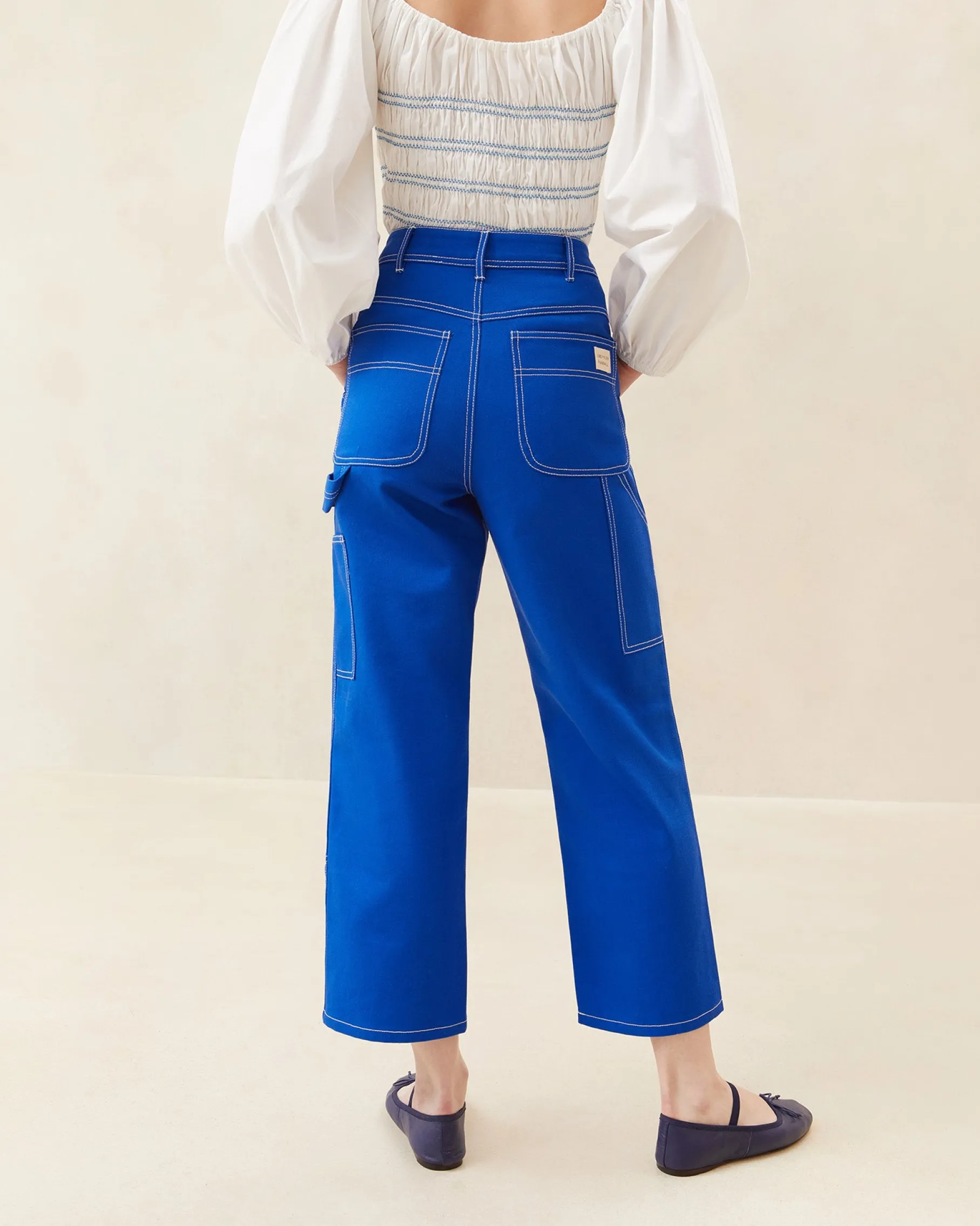 Molly Blue Denim Carpenter Pant