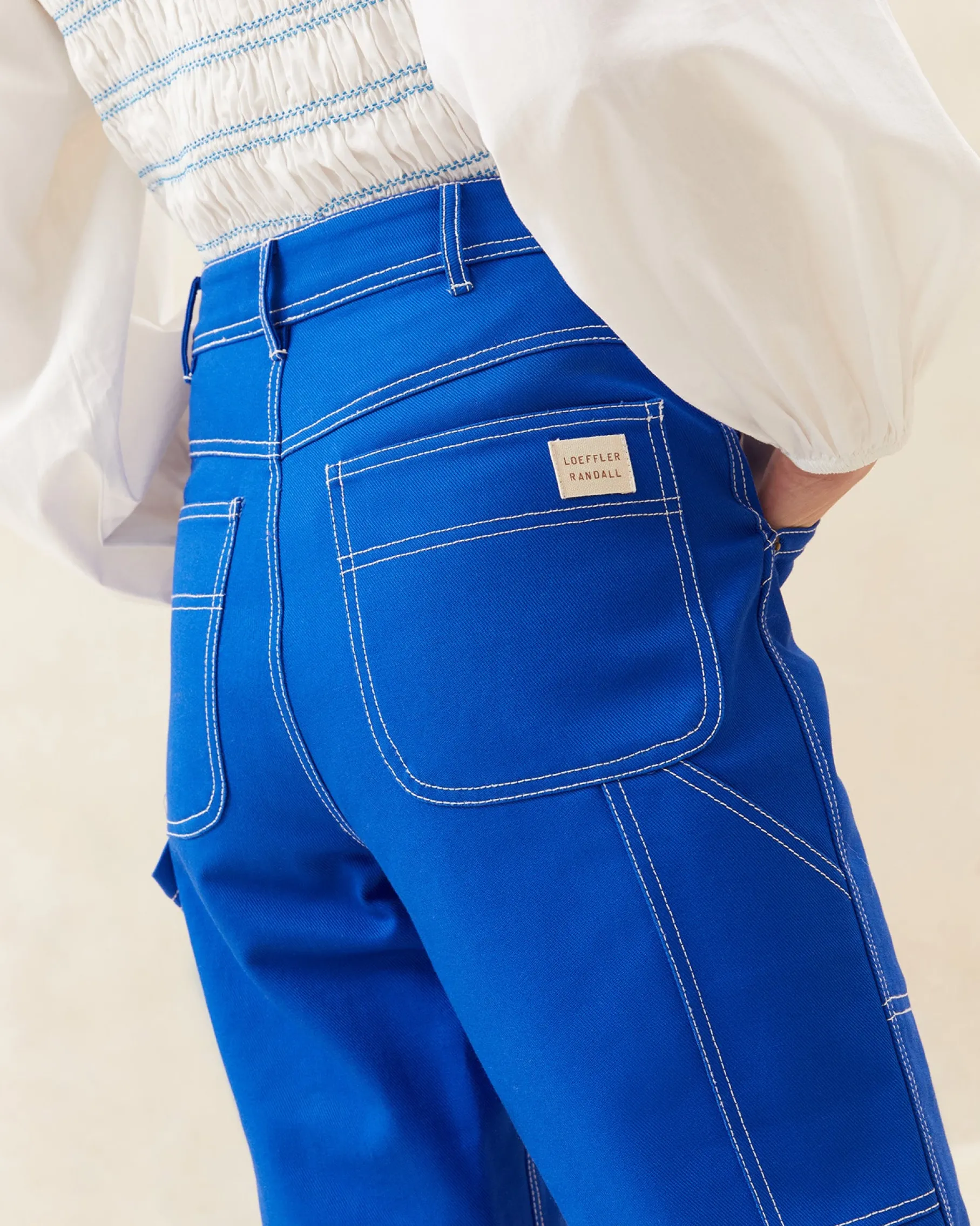 Molly Blue Denim Carpenter Pant