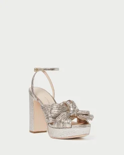 Natalia Pearl Platform Bow Heel