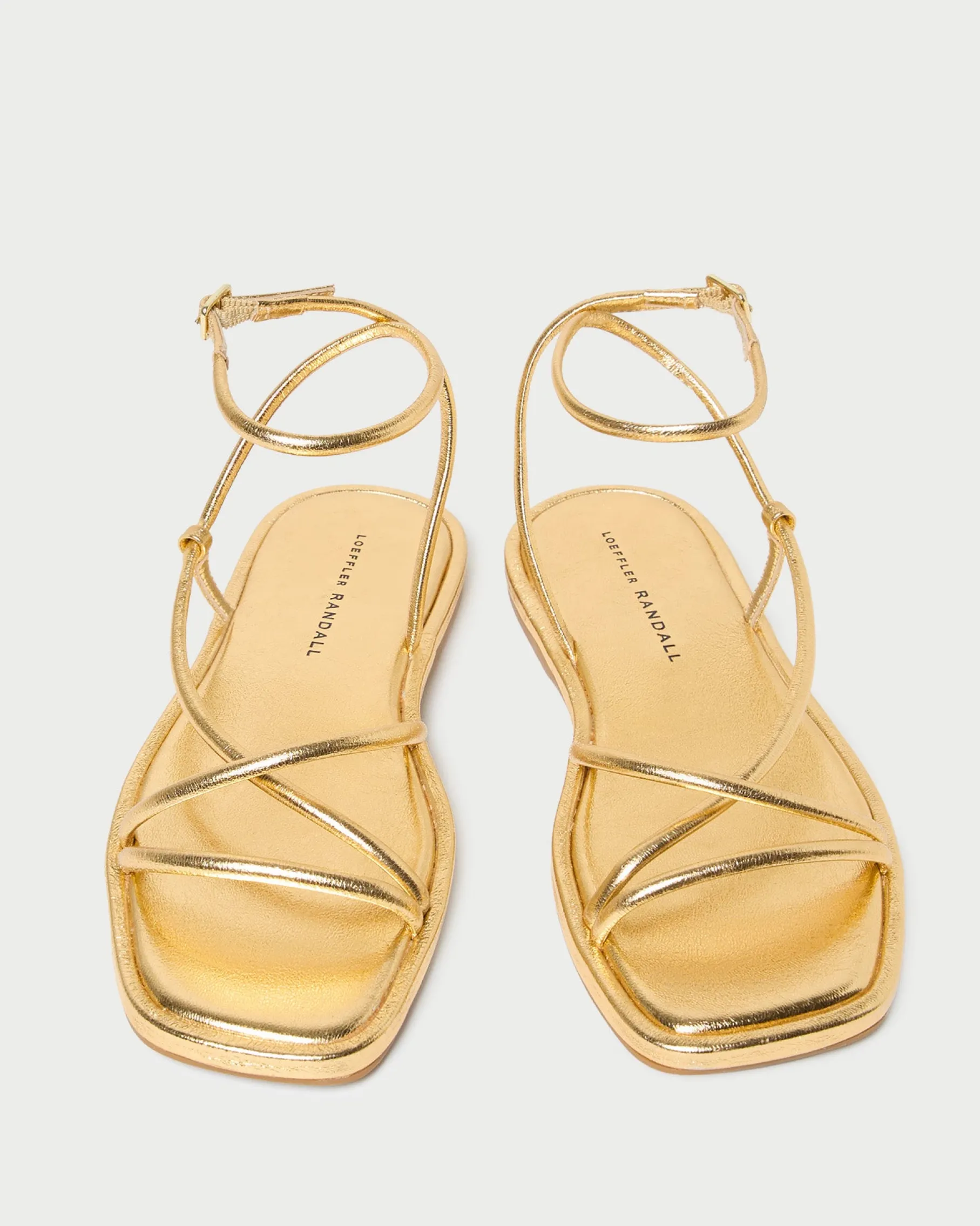Noor Black Leather Flat Sandal