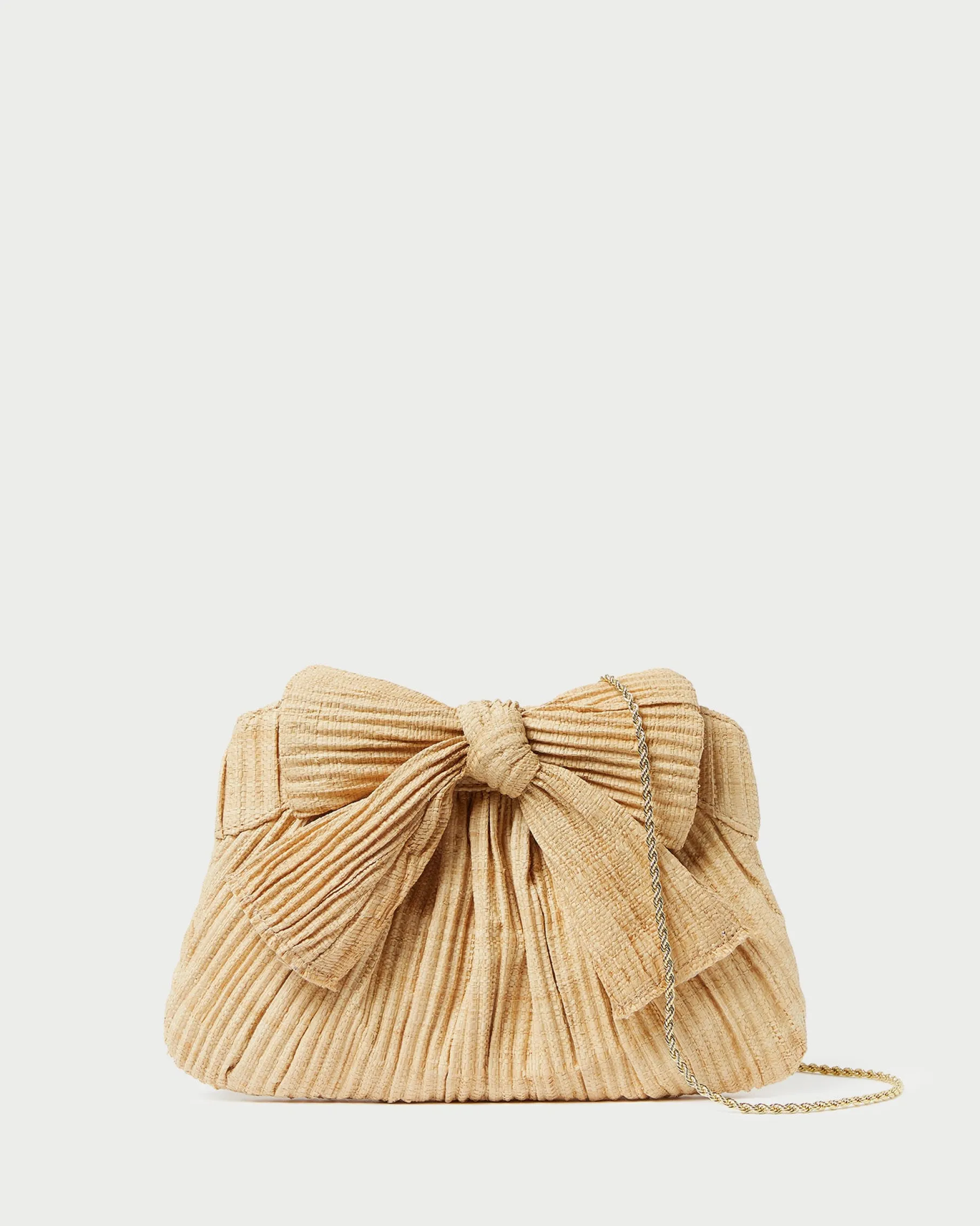 Rayne Black Bow Clutch