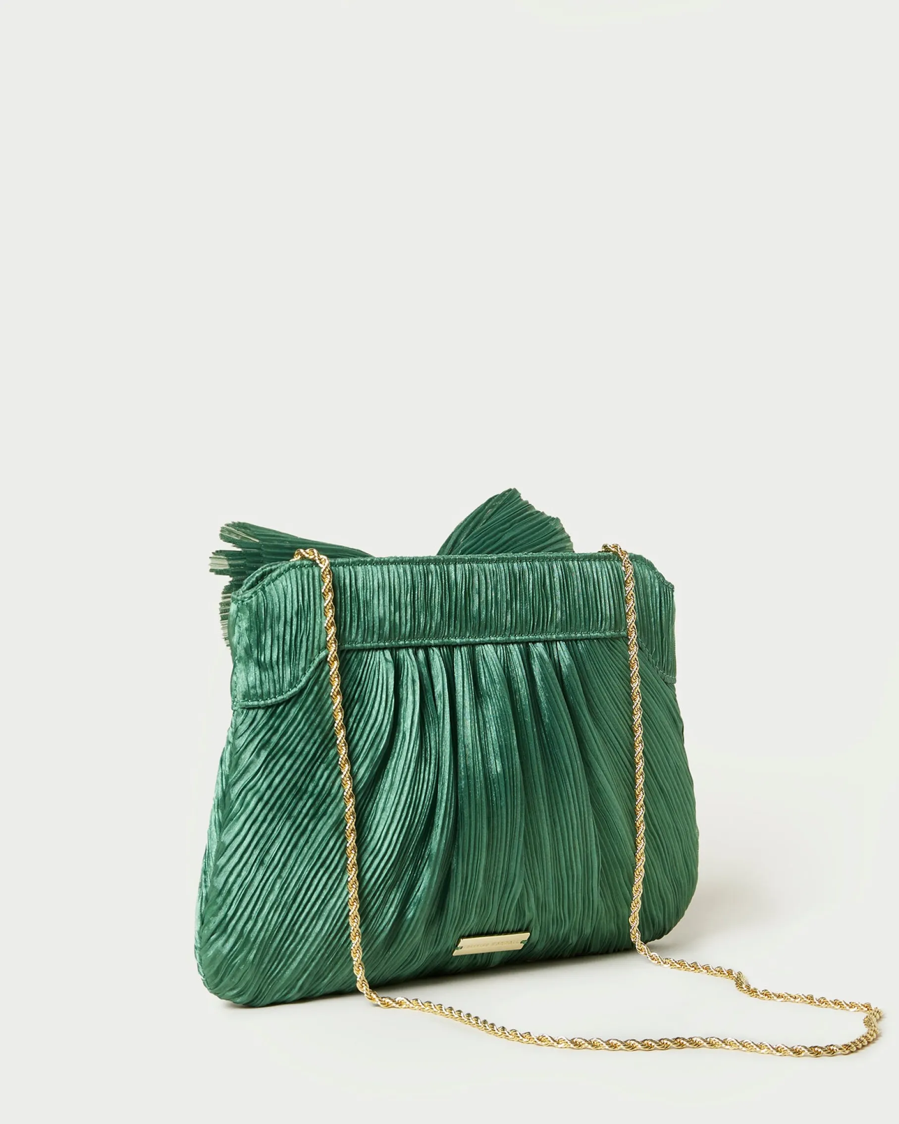 Rayne Black Bow Clutch