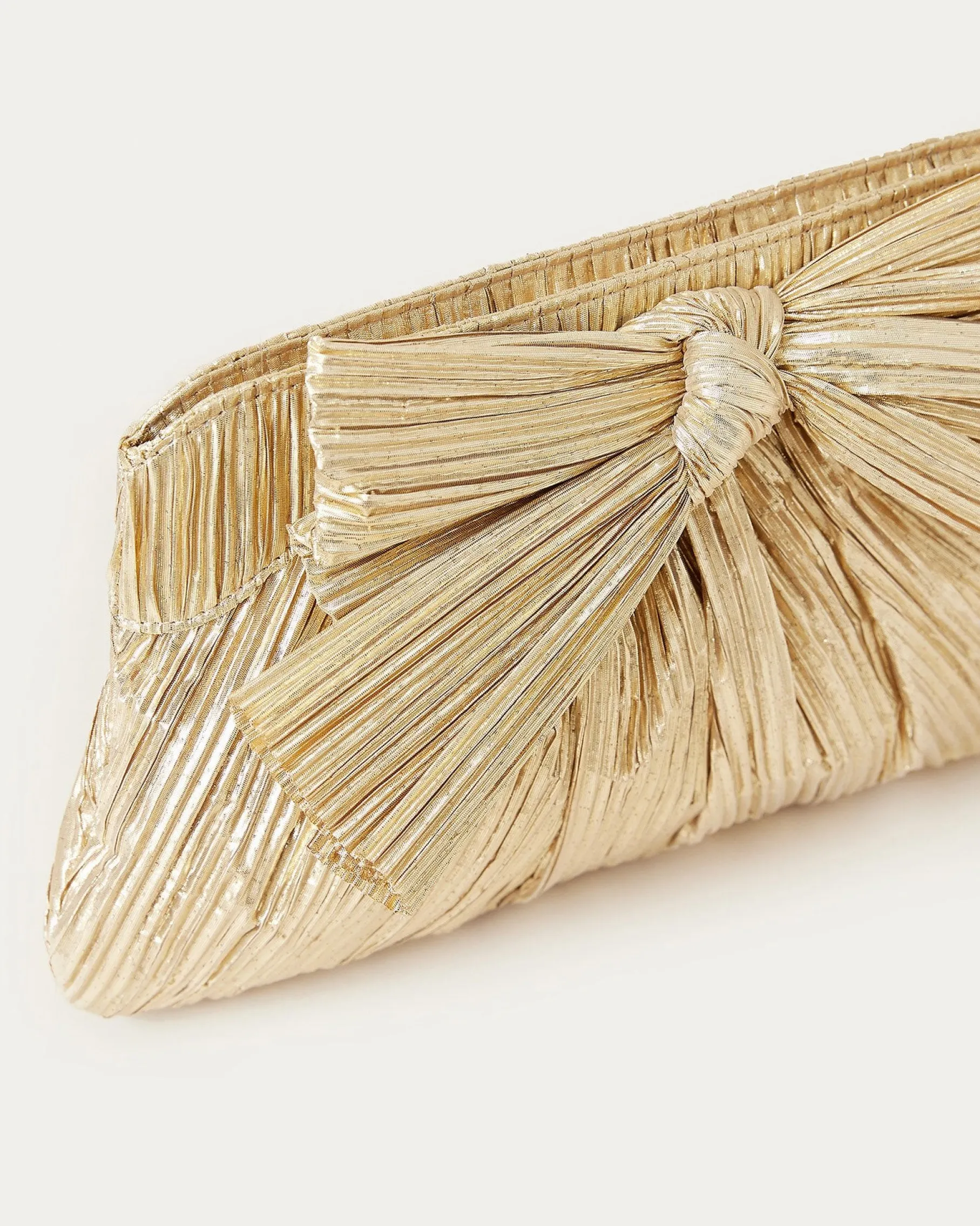 Rayne Black Bow Clutch