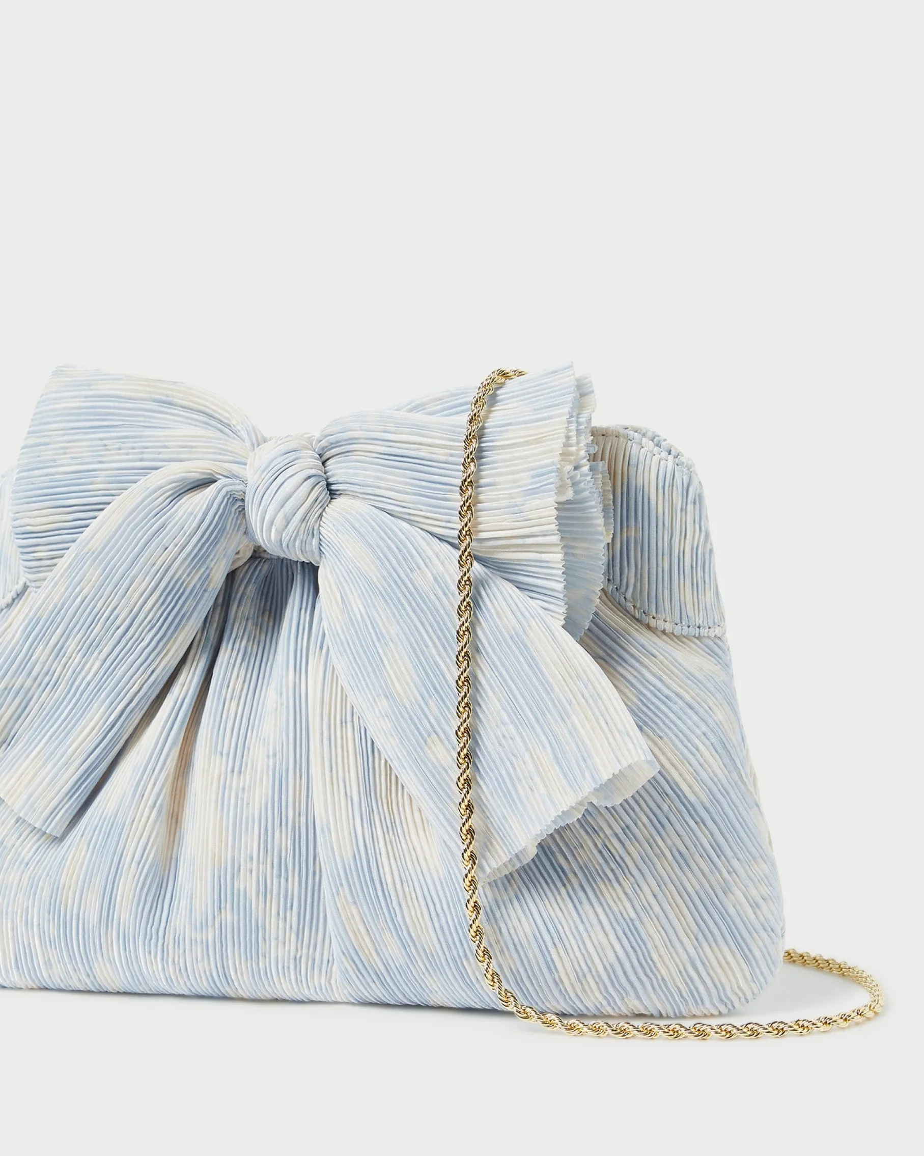 Rayne Black Bow Clutch