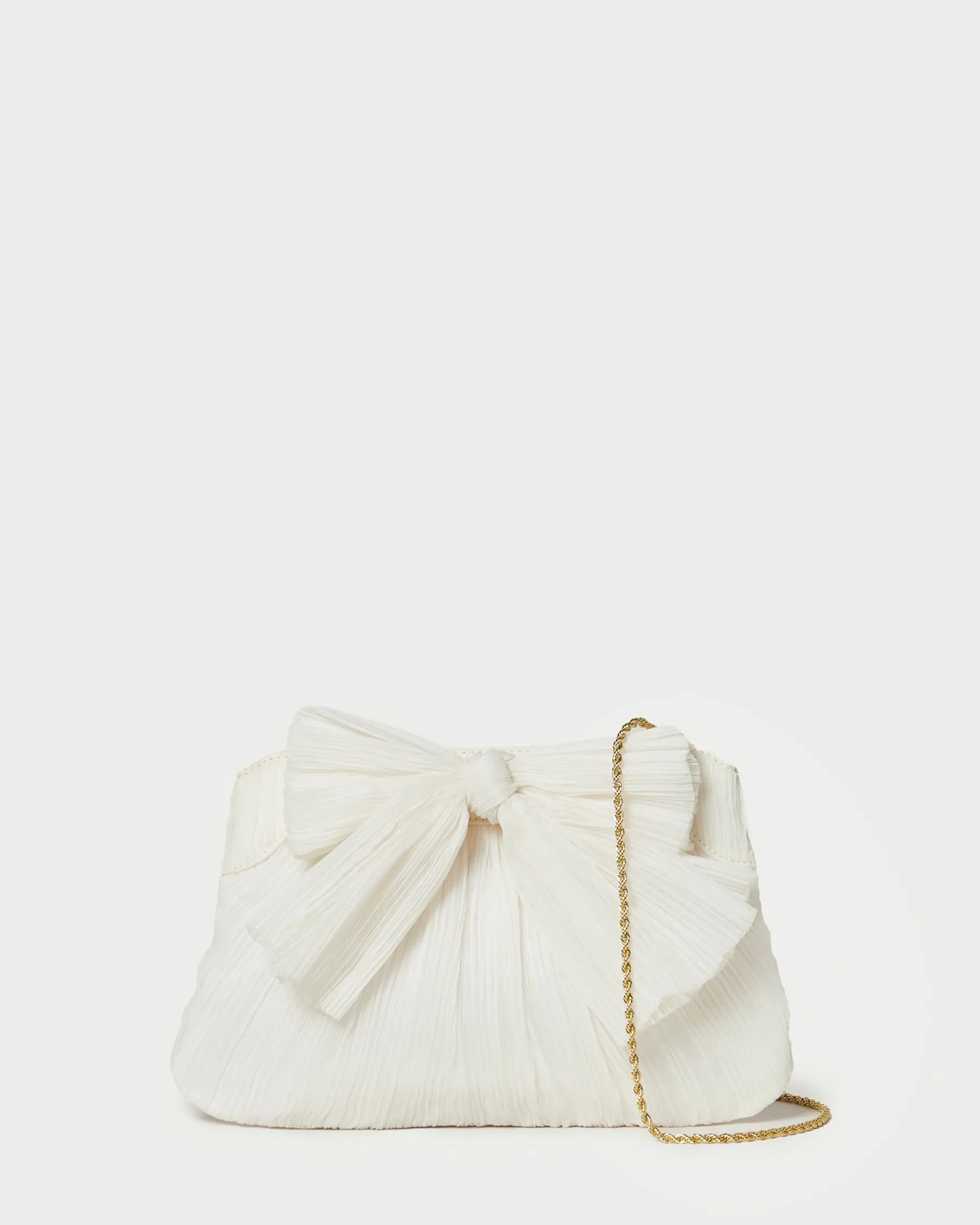 Rayne Blue Floral Bow Clutch