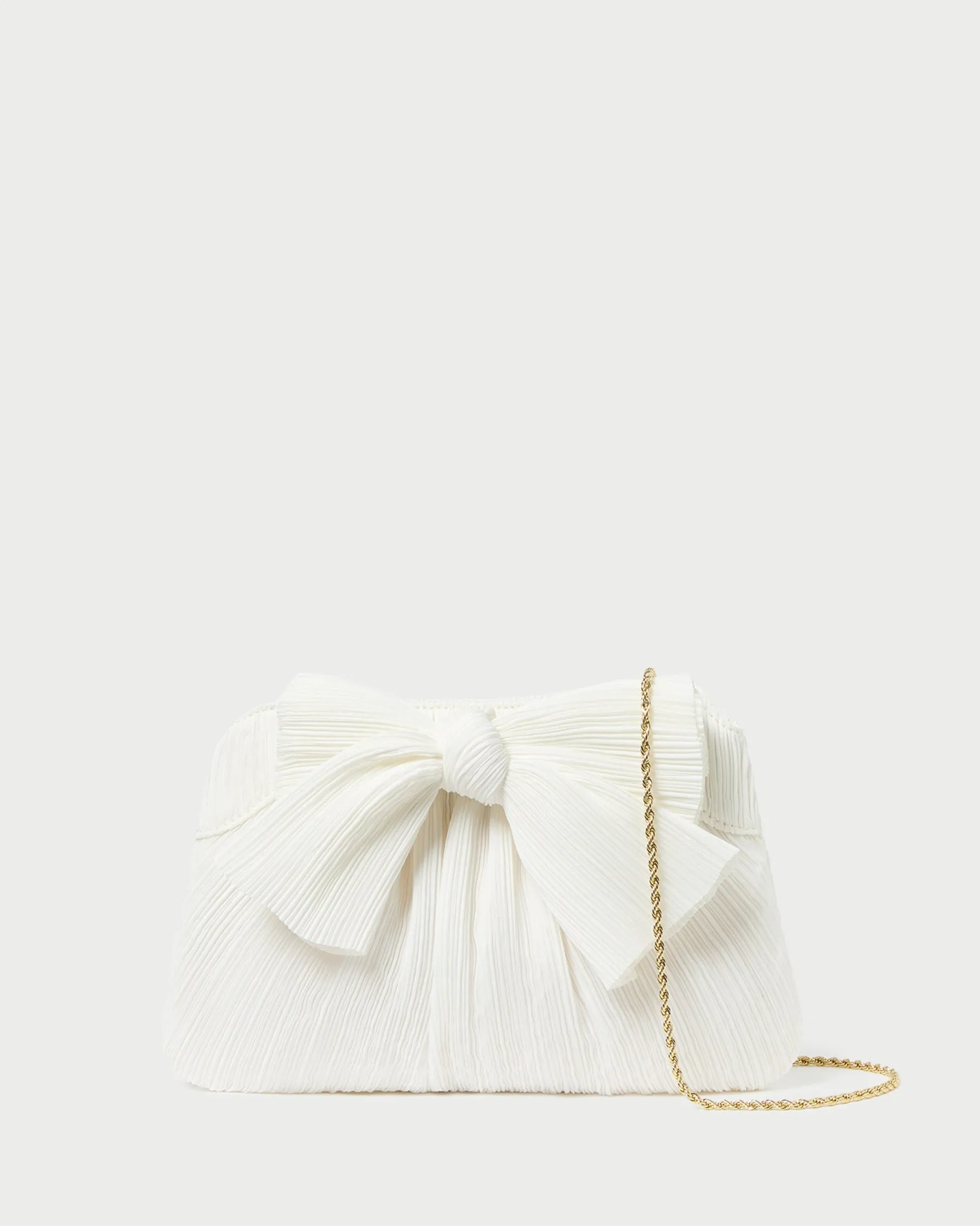 Rayne Blue Floral Bow Clutch