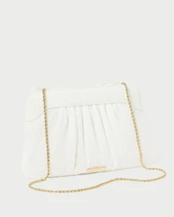 Rayne Blue Floral Bow Clutch