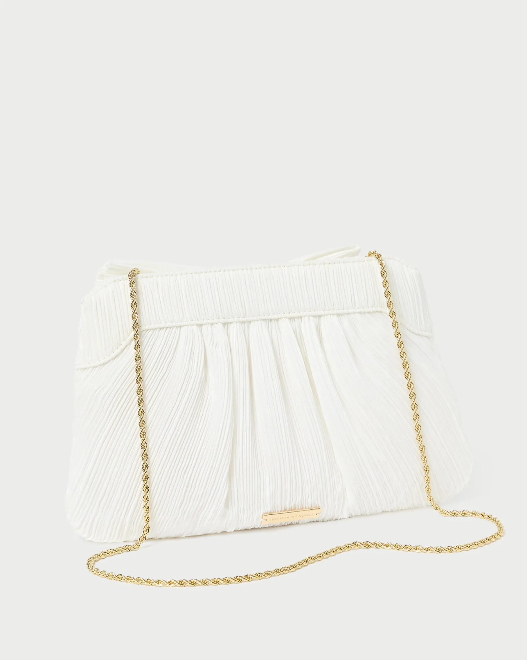 Rayne Blue Floral Bow Clutch