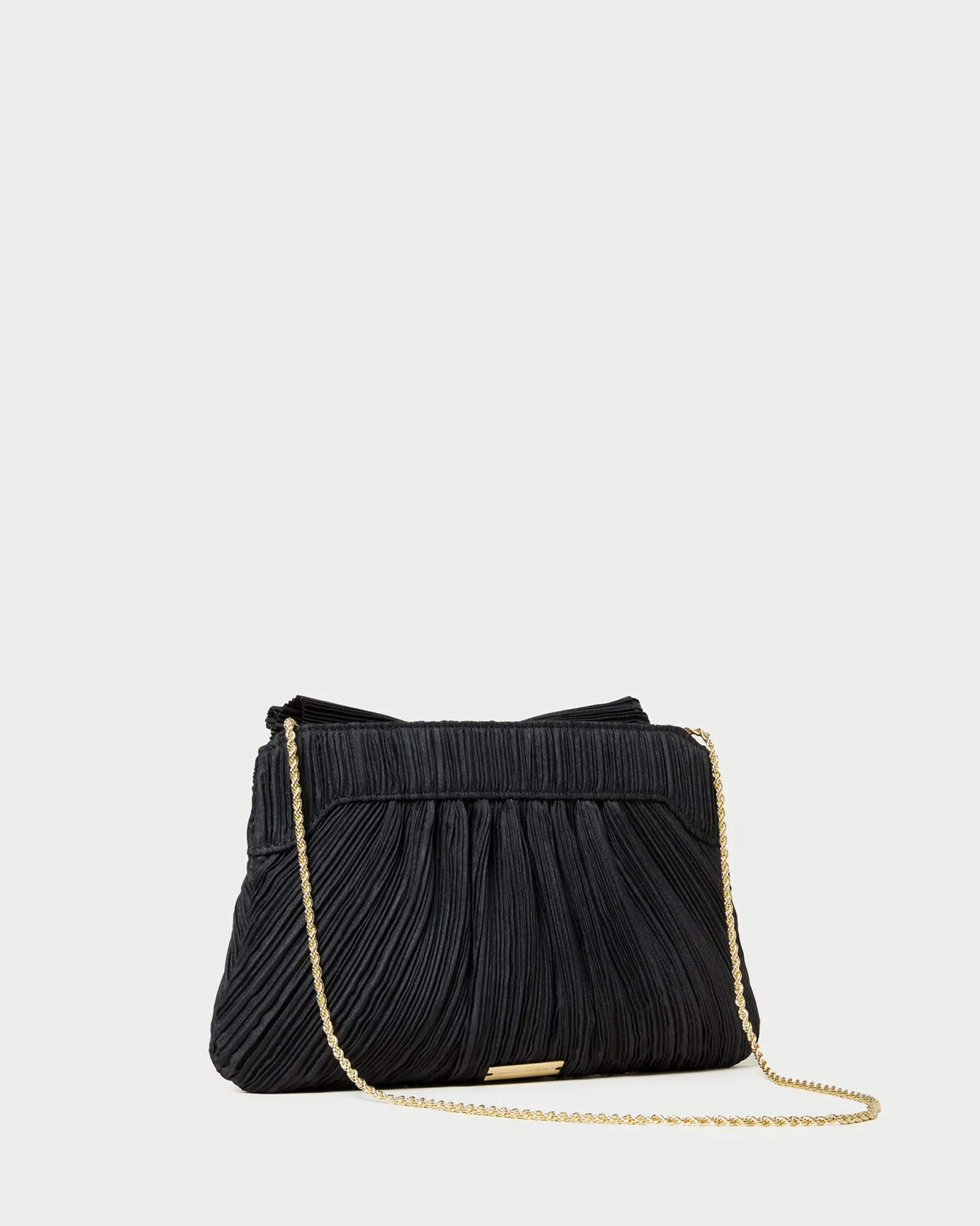 Rayne Brown Gingham Bow Clutch