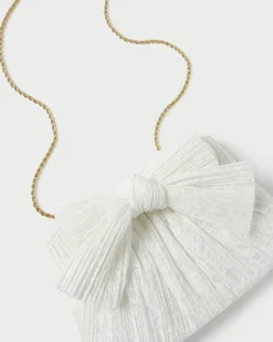 Rayne Gold Bow Clutch