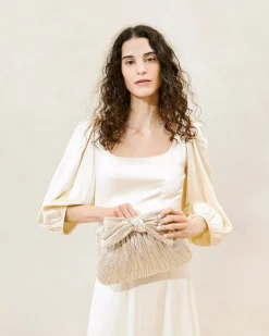 Rayne Natural Bow Clutch