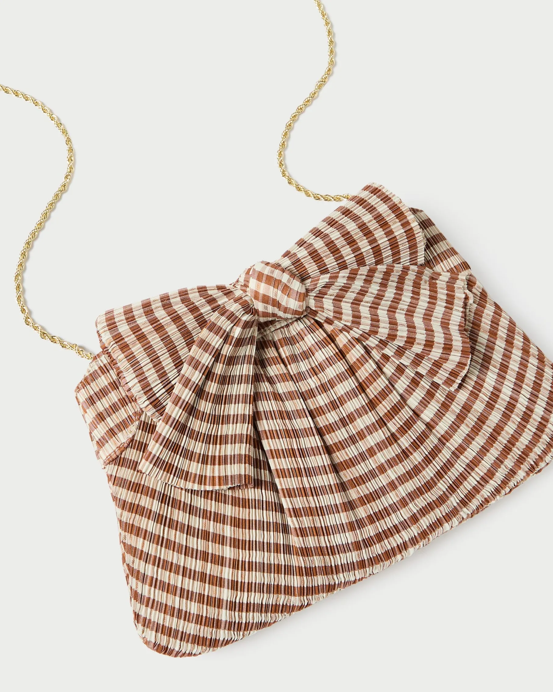 Rayne Platinum Bow Clutch