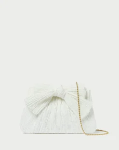 Rayne Sage Bow Clutch