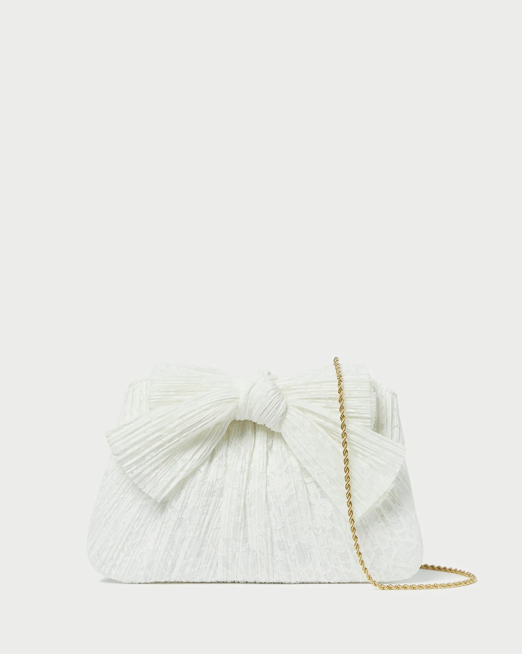 Rayne Sage Bow Clutch
