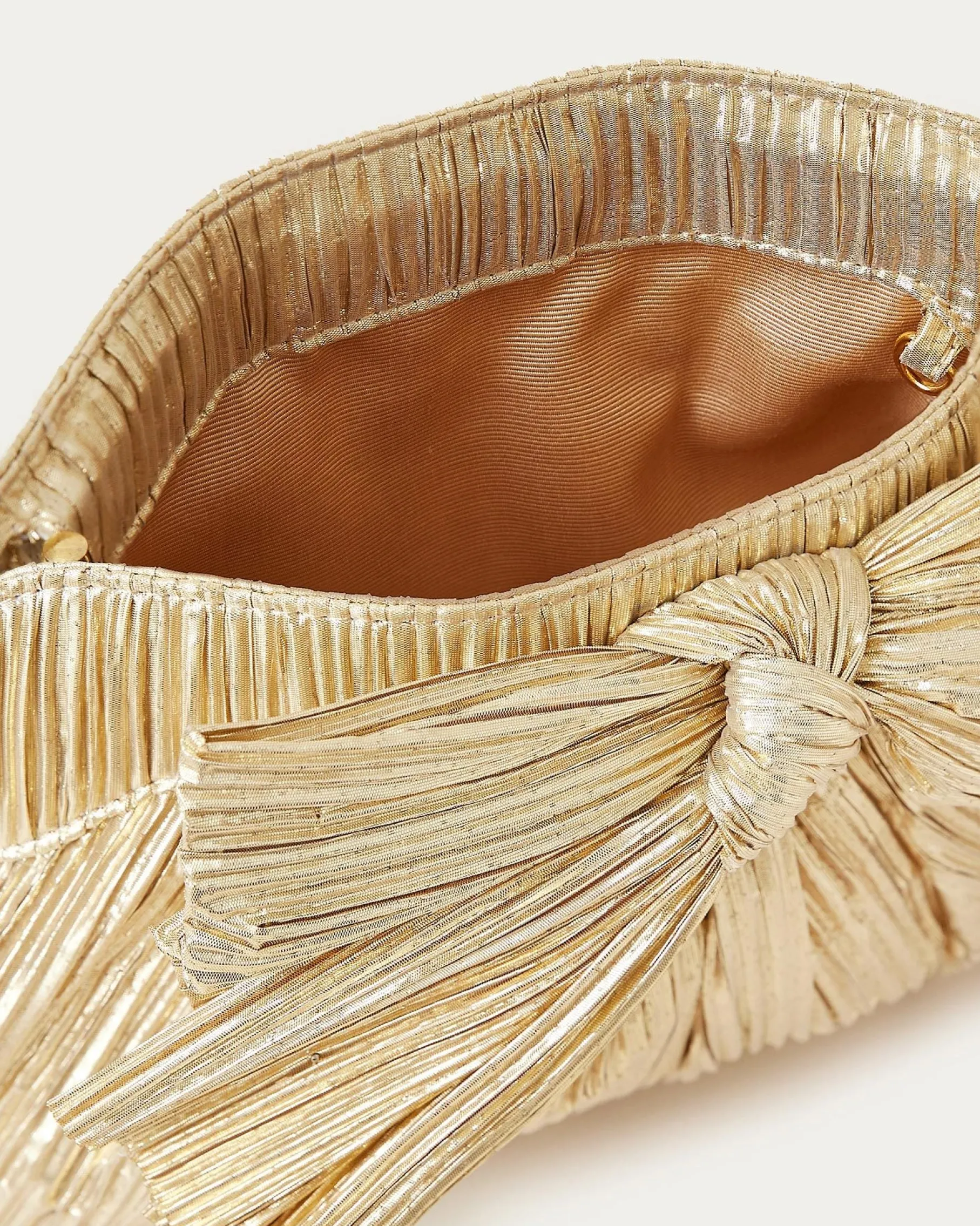 Rayne Sage Bow Clutch