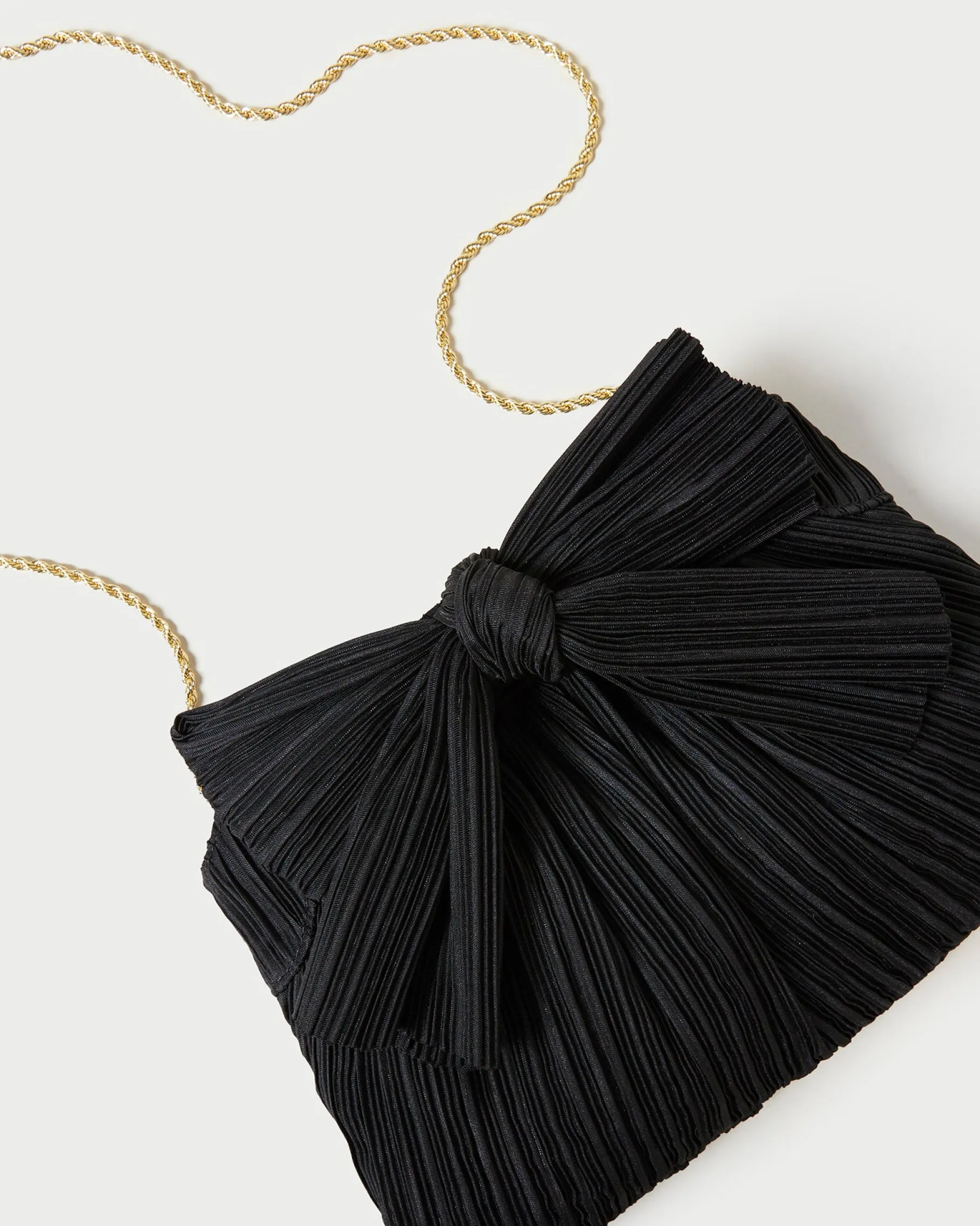 Rayne Sage Bow Clutch