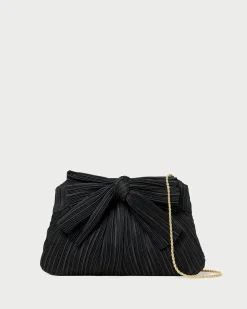 Rayne White Lace Bow Clutch