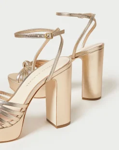 Rivka Cacao Knot Platform Sandal