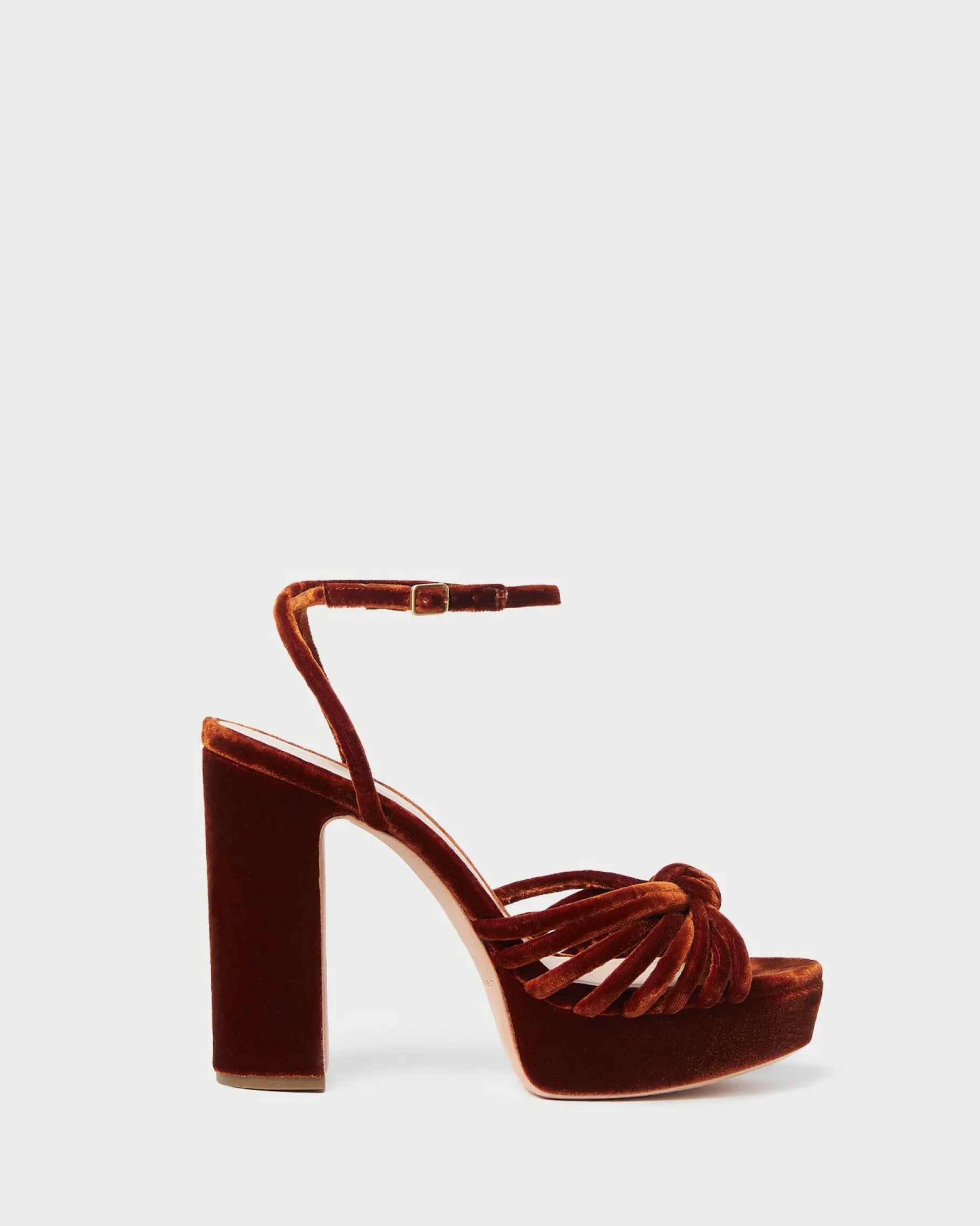 Rivka Champagne Knot Platform Sandal