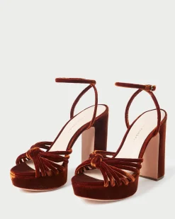 Rivka Champagne Knot Platform Sandal