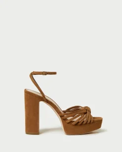 Rivka Champagne Knot Platform Sandal