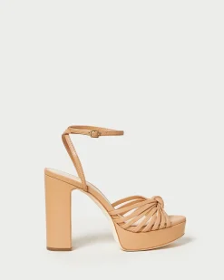 Rivka Cream Knot Platform Sandal