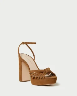 Rivka Cream Knot Platform Sandal
