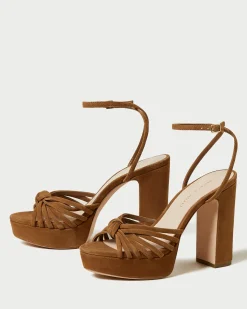 Rivka Cream Knot Platform Sandal