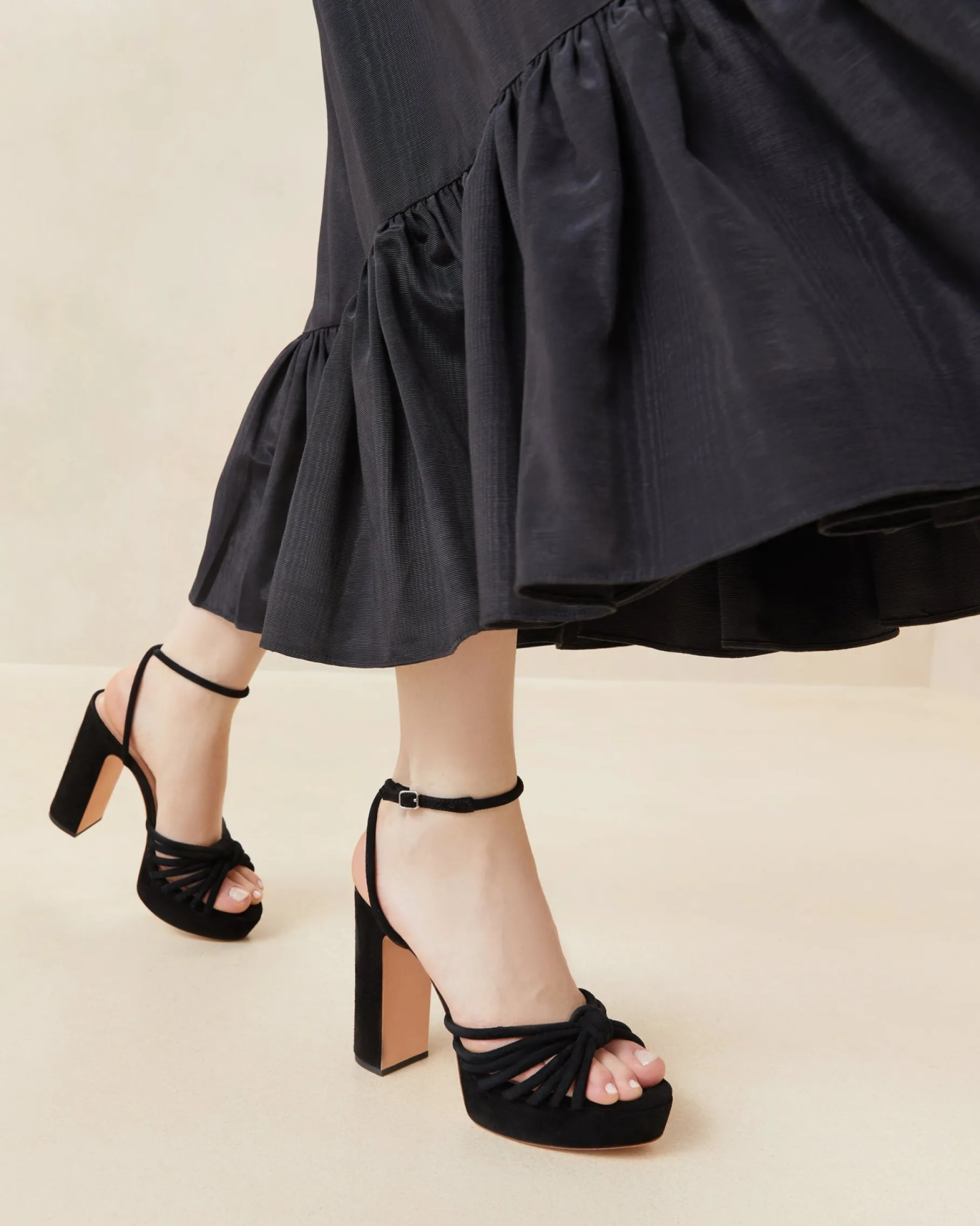 Rivka Dune Knot Platform Sandal
