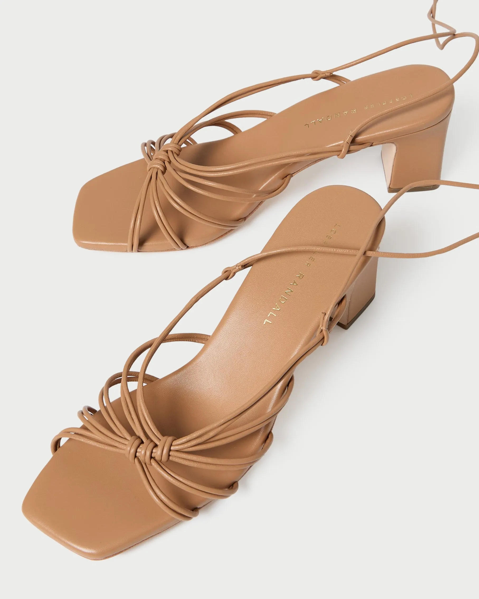 Ryder Dune Leather Heeled Sandal