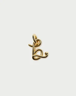 Small Gold Letter "A" Charm