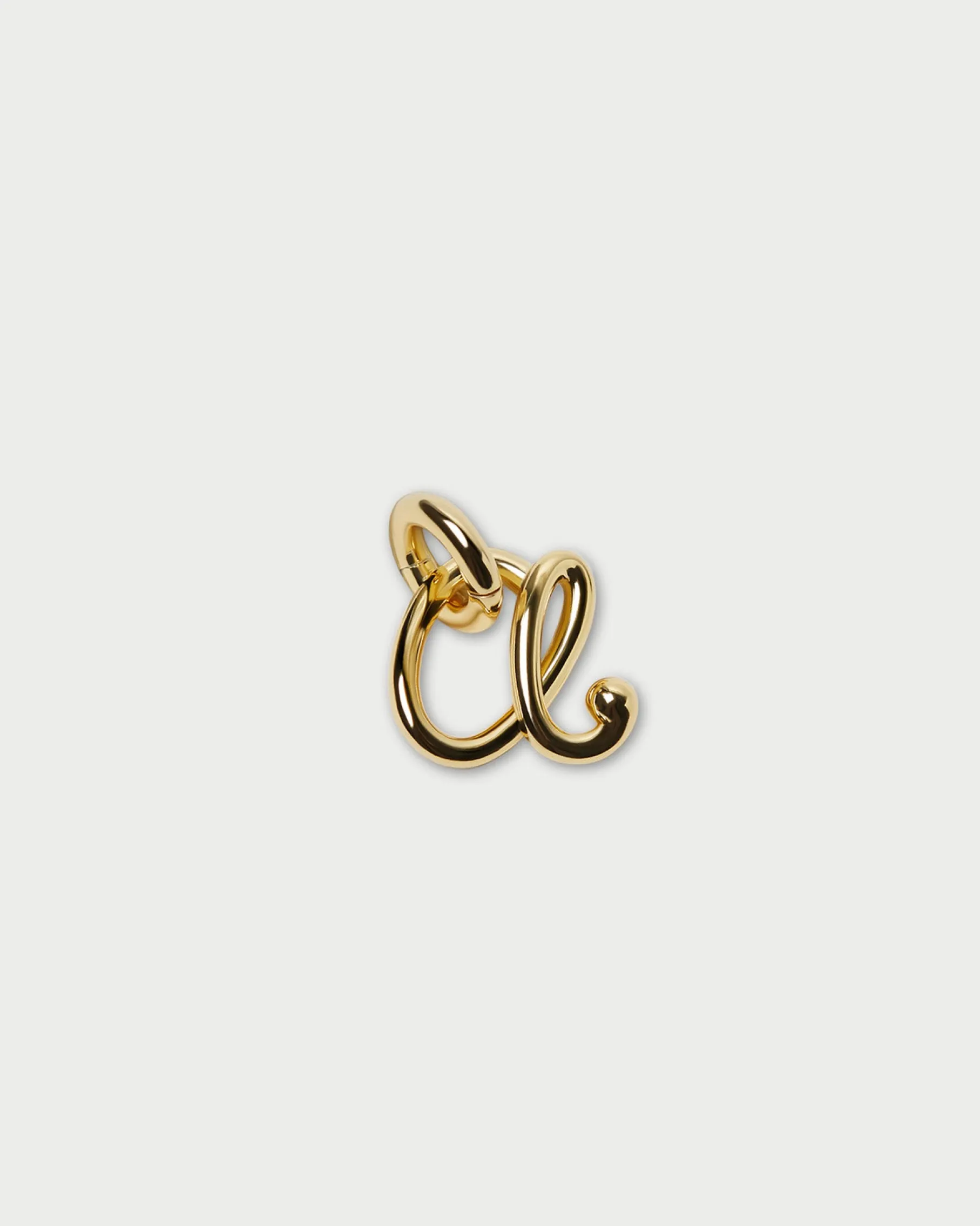 Small Gold Letter "J" Charm