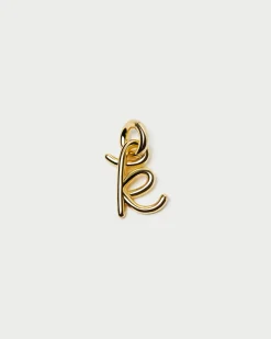 Small Gold Letter "K" Charm