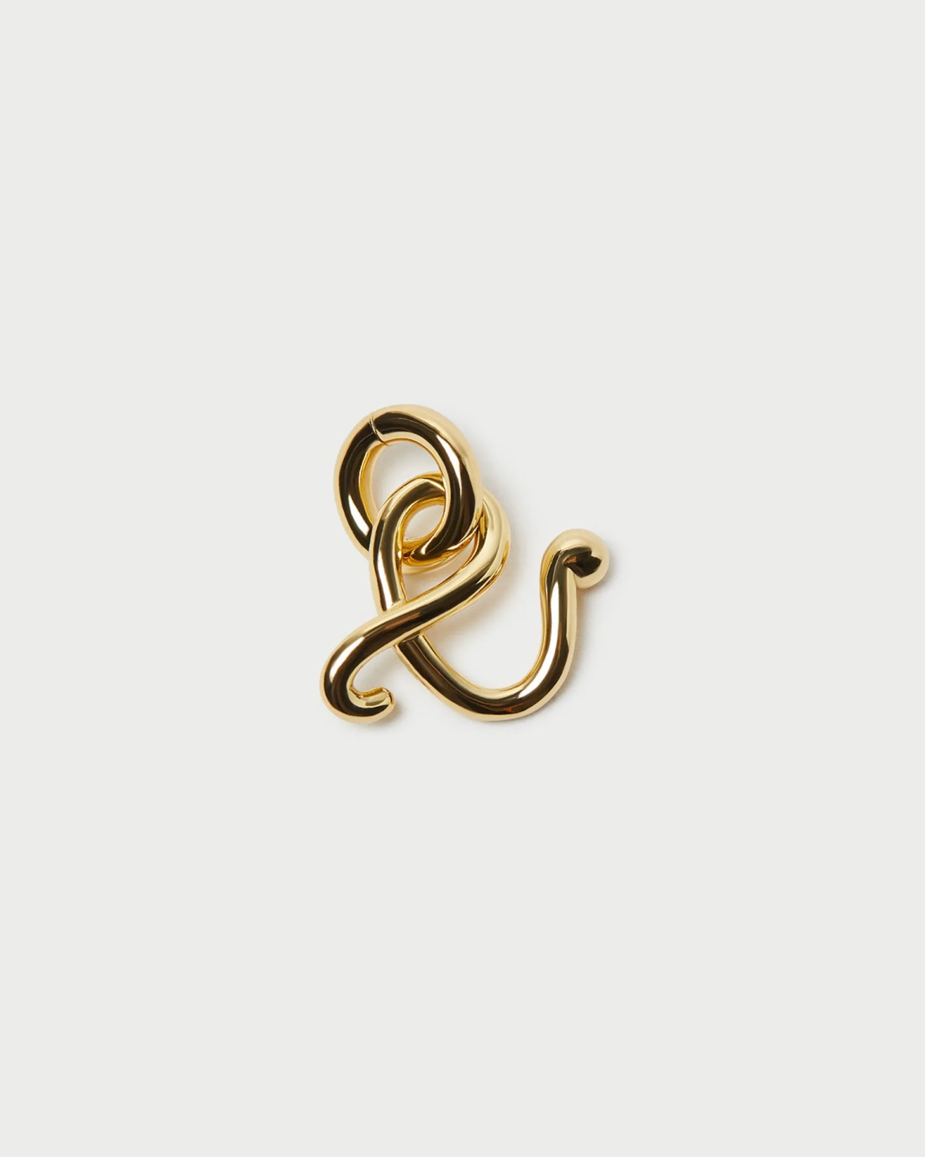 Small Gold Letter "K" Charm