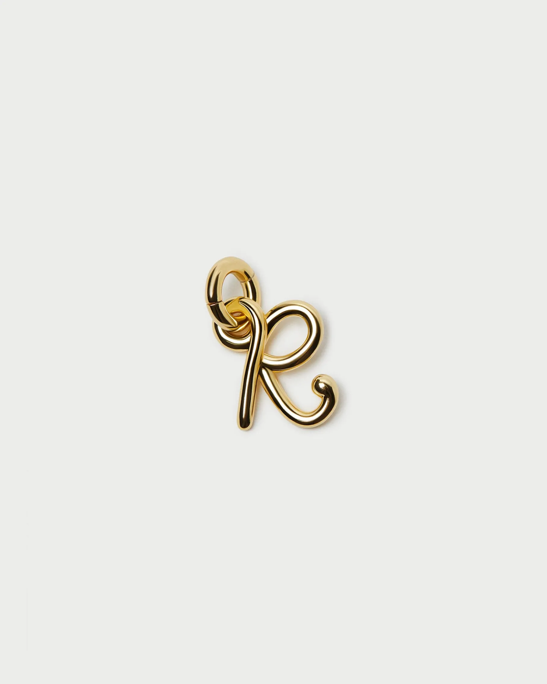 Small Gold Letter "L" Charm