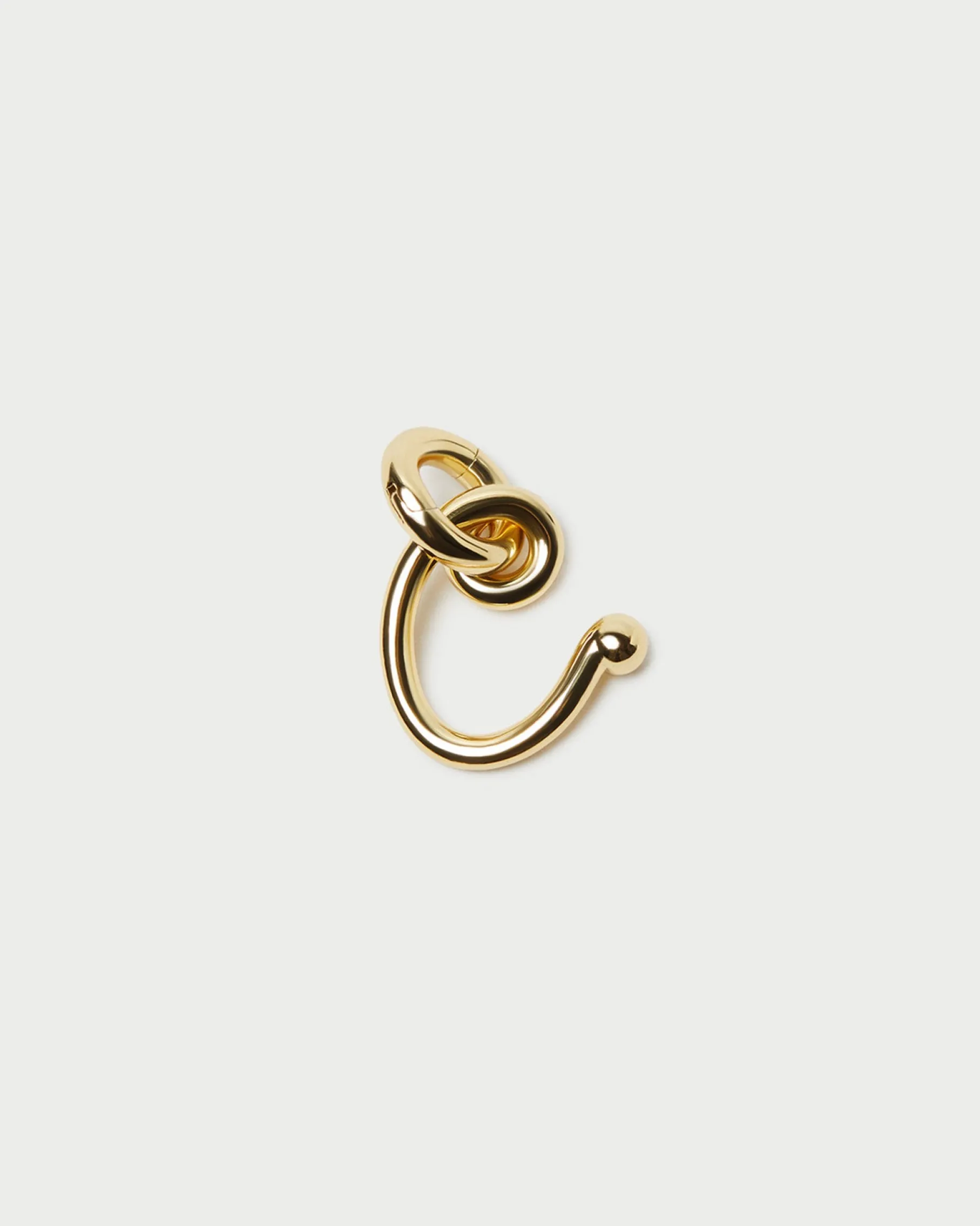 Small Gold Letter "P" Charm