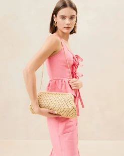 Trudie Natural Frame Clutch